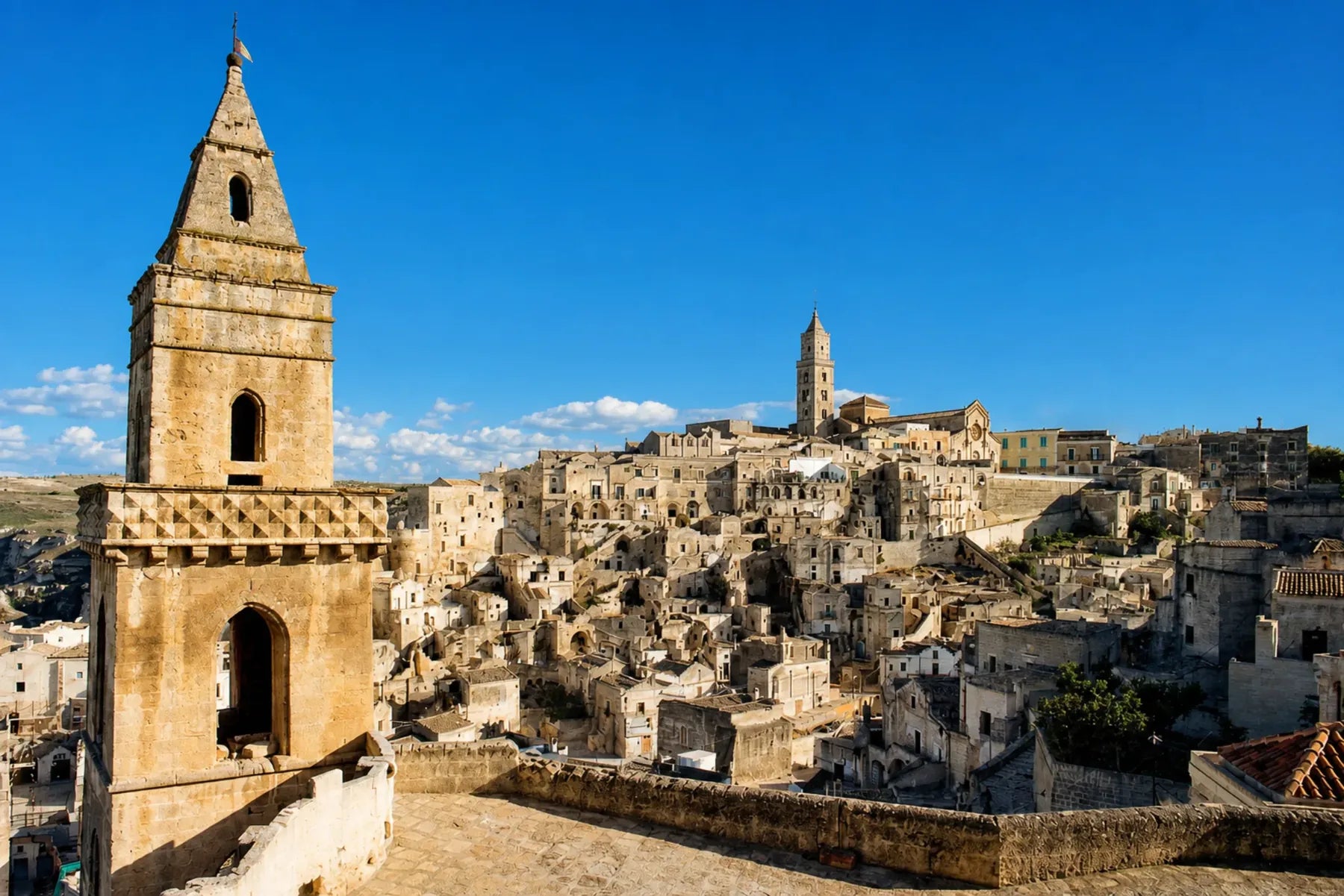 foto panoramica dei Sassi di Matera