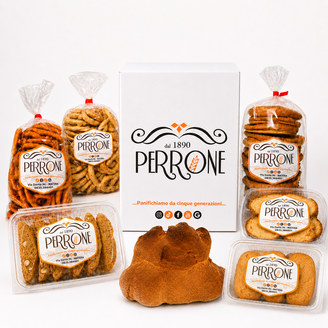 Box grande contenente prodotti tipici lucani