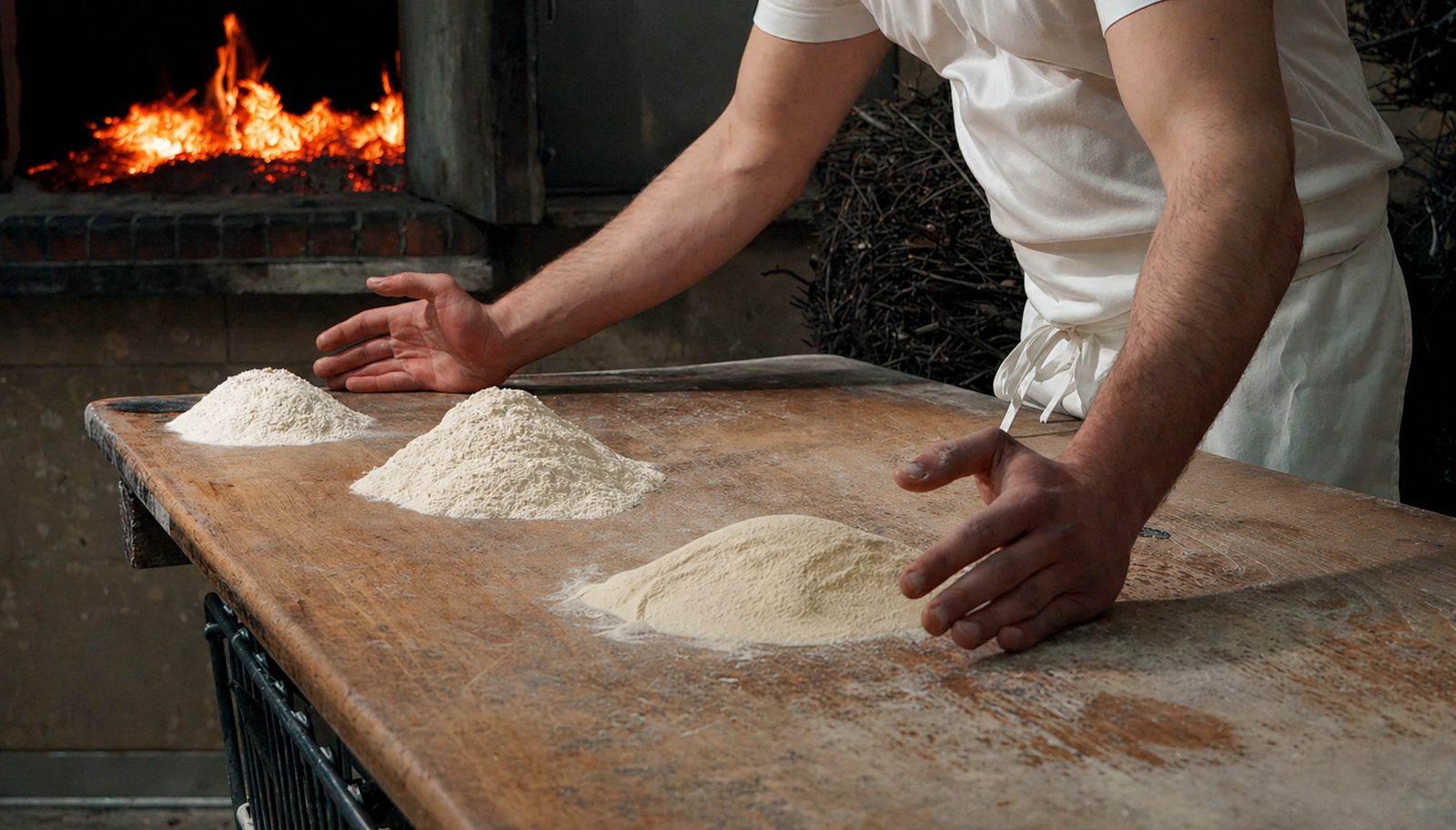 Farine selezionate per il pane artigianale del Panificio Perrone