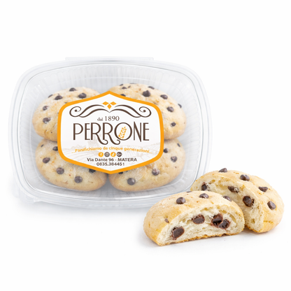 Soft milk cookies with chocolate chips
