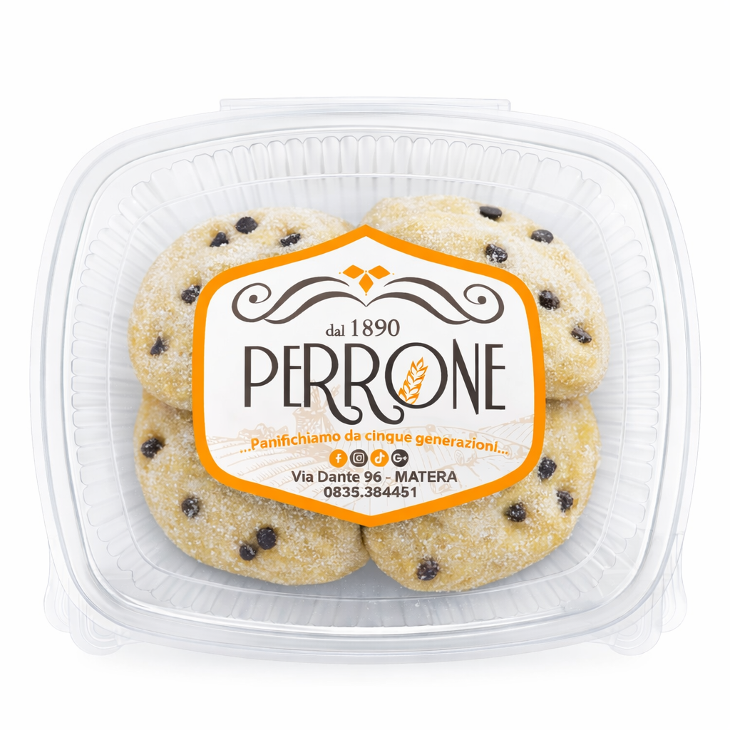 Soft milk cookies with chocolate chips